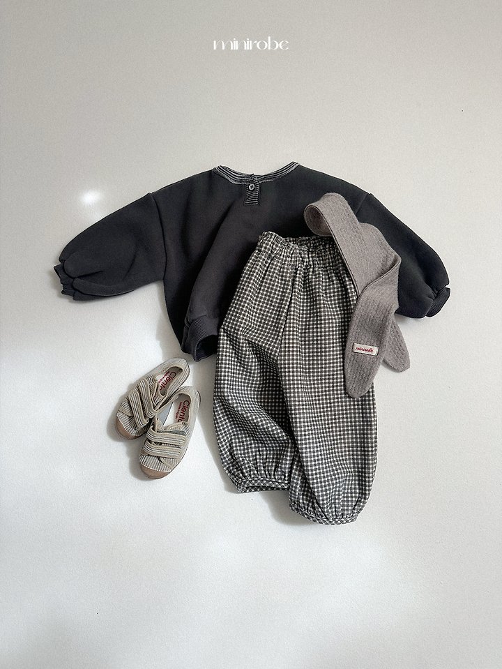 Pofo Button Placket Sweatshirt by Mini Robe for Child - view 10