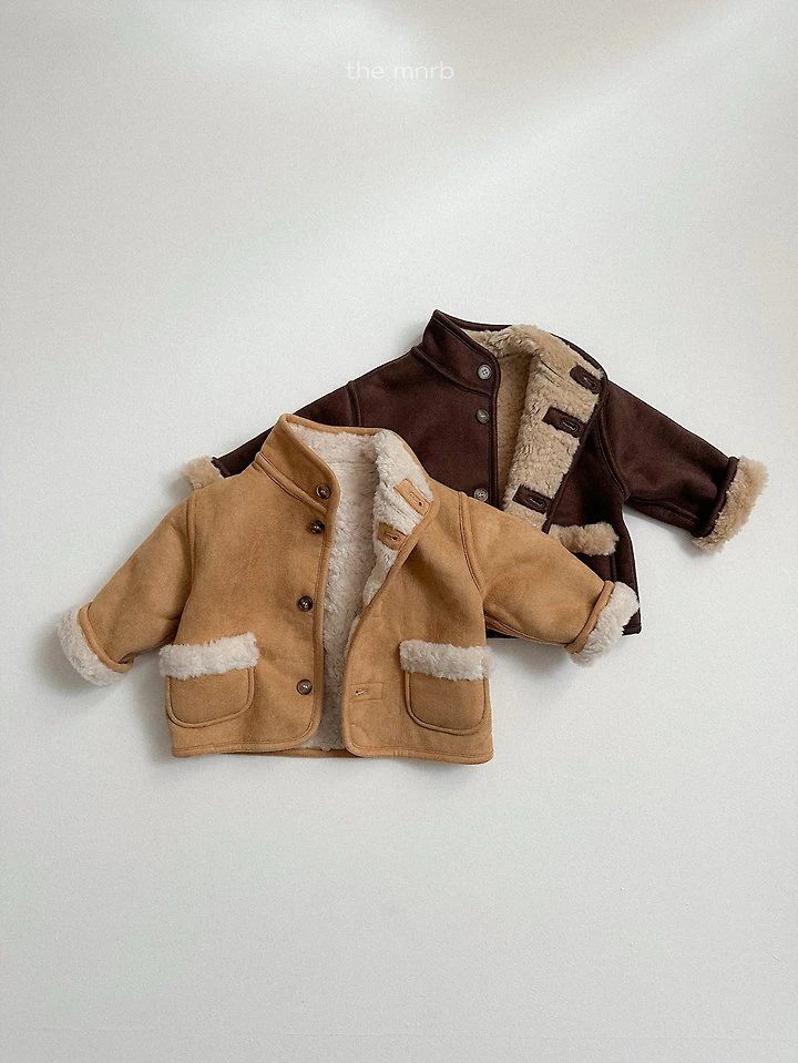 Reversible Shearling Jacket by Mini Robe for Child - view 1