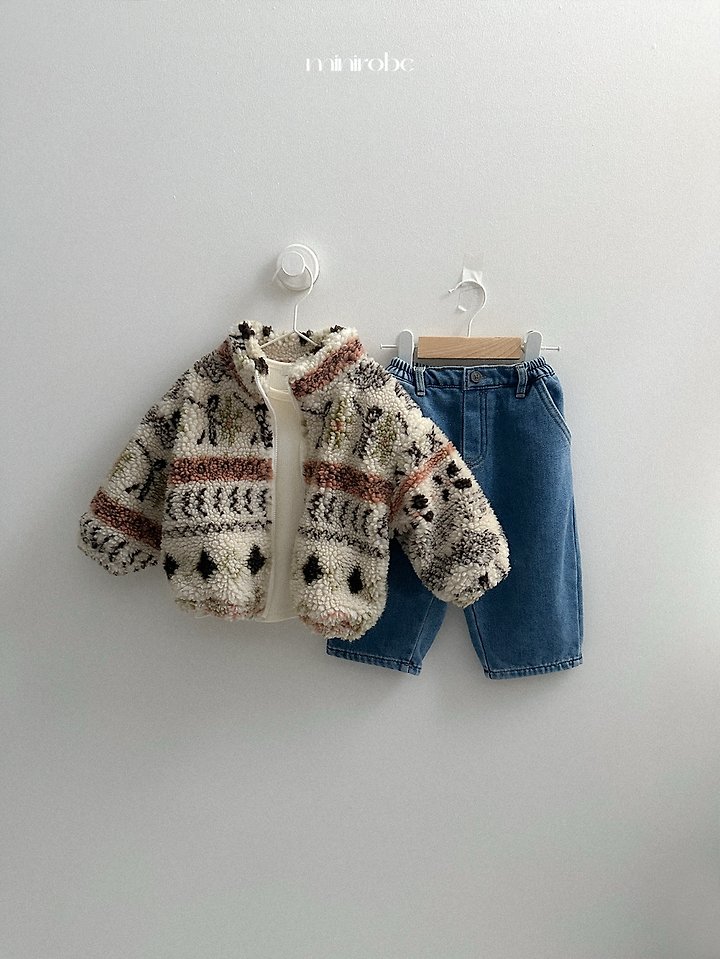 Dart Denim Pants by Mini Robe for Child - view 10