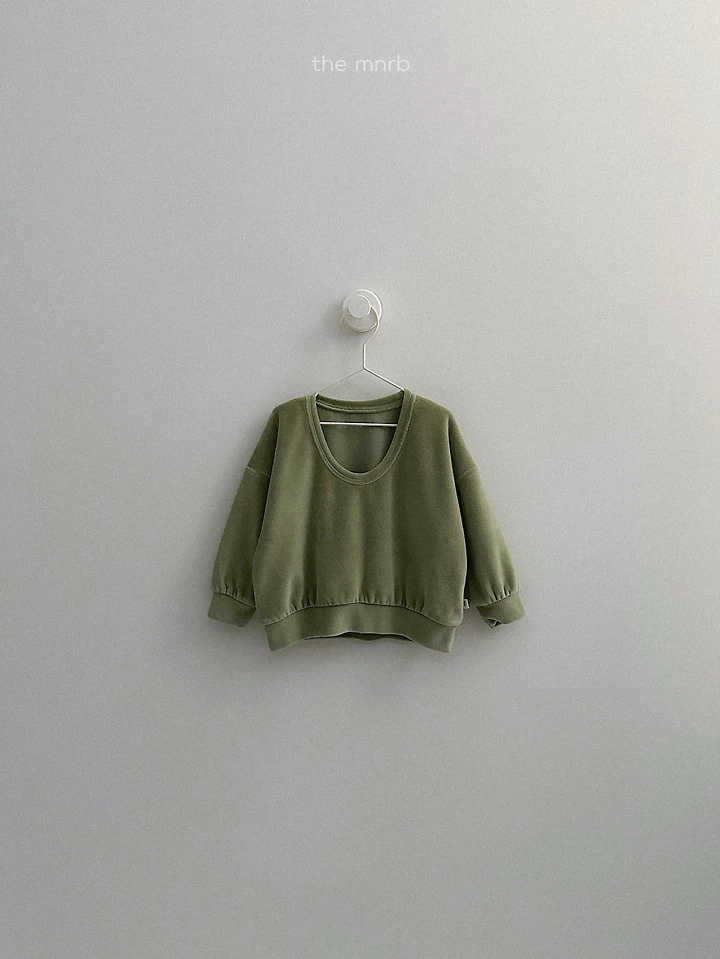 Velour U-Neck Sweatshirt by Mini Robe for Child - view 5