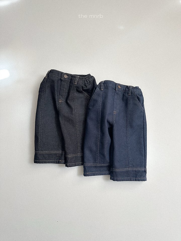 Non-Faded Cut Line Pants by Mini Robe for Child - view 3