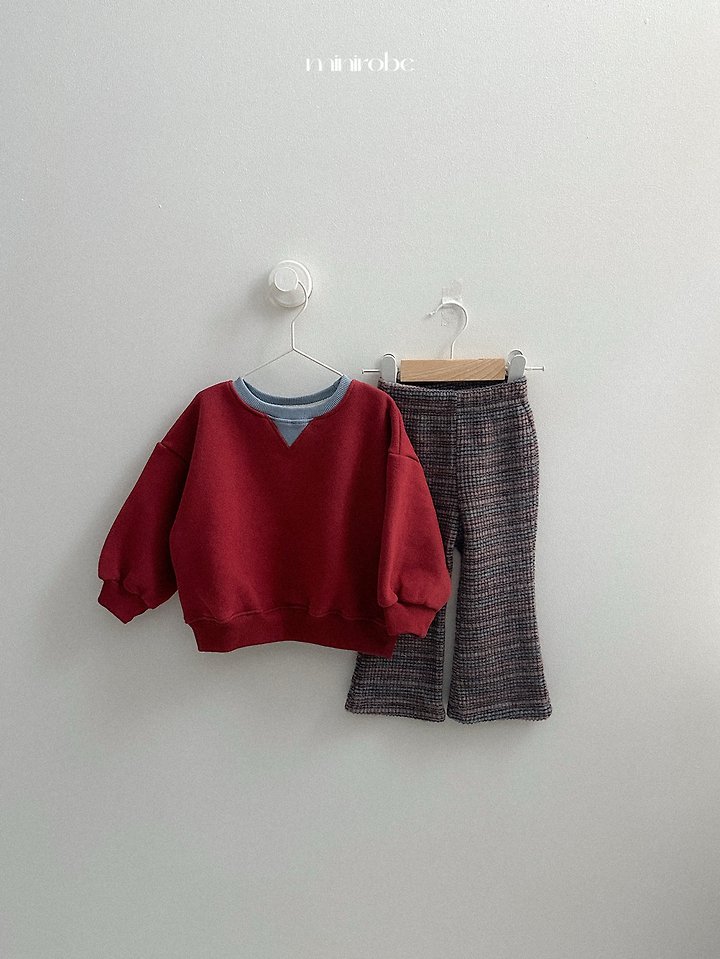 Soboro Bootcut Pants by Mini Robe for Child - view 10