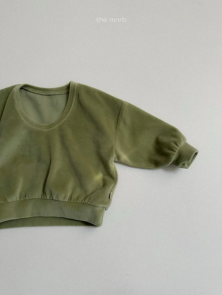 Velour U-Neck Sweatshirt by Mini Robe for Child - view 6