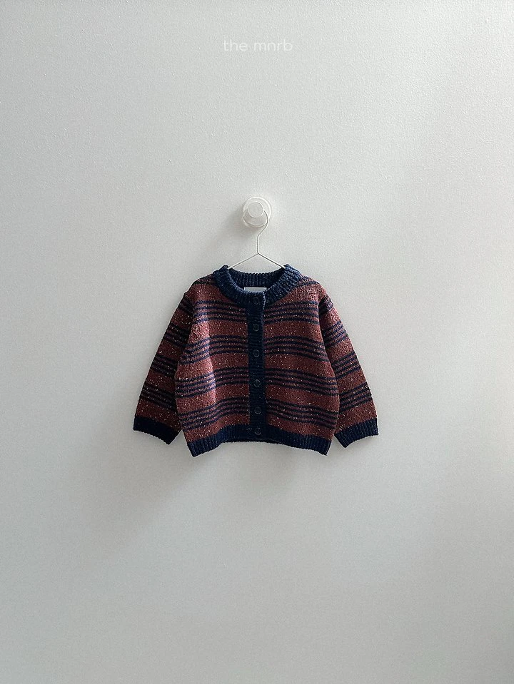 Line Knit Cardigan by Mini Robe for Child - view 8