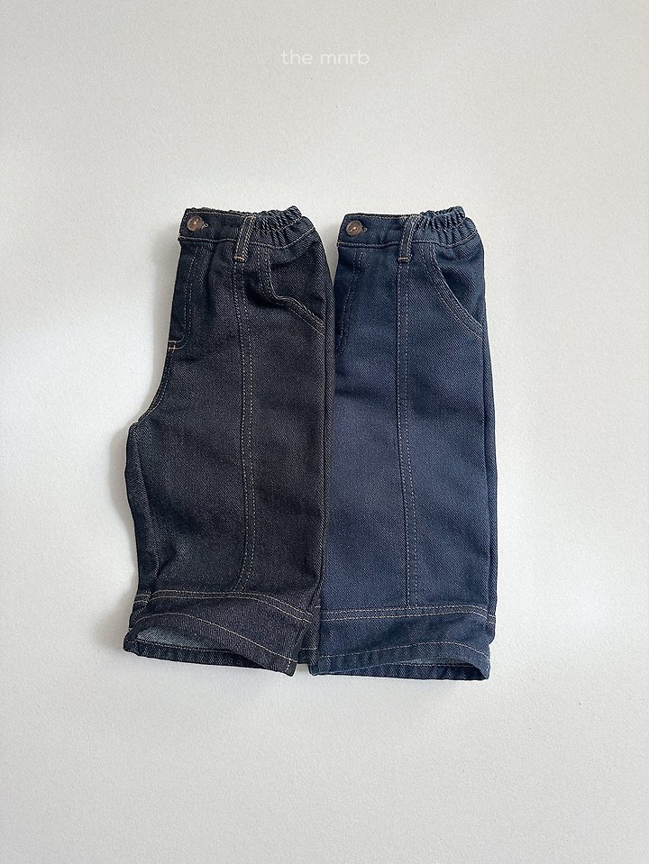 Non-Faded Cut Line Pants by Mini Robe for Child - view 4