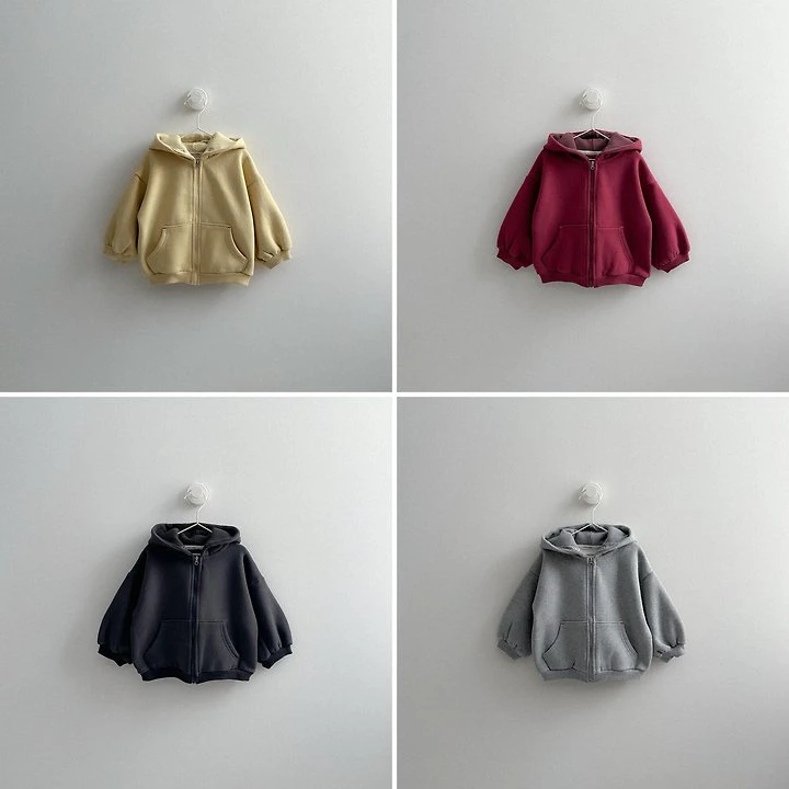 Barrel Hooded Zip-Up by Mini Robe for Child - view 4