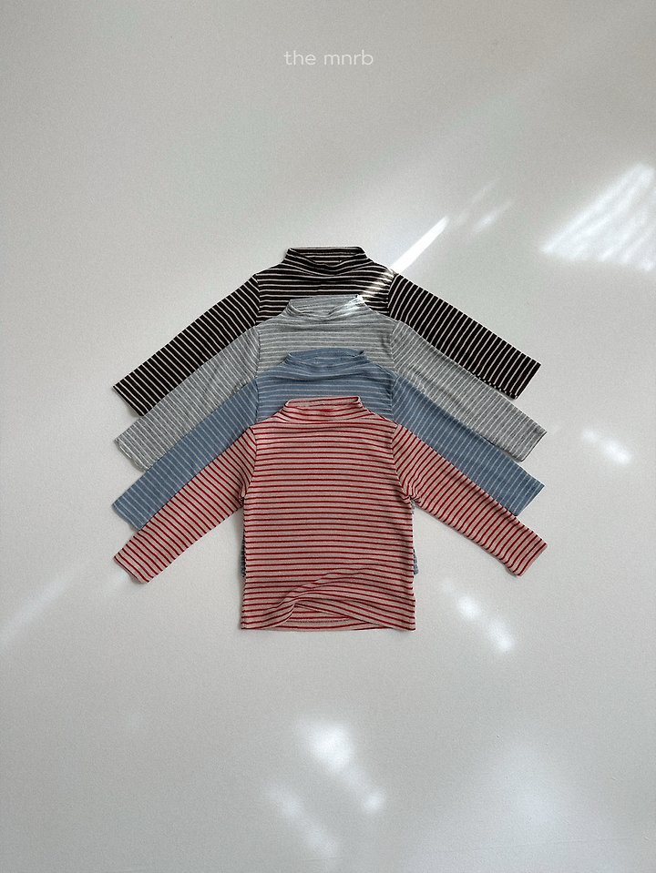 Merry Mock Neck Tee by Mini Robe for Child - view 1