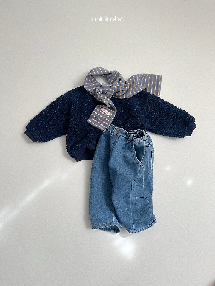 Dart Denim Pants by Mini Robe for Child - view 12