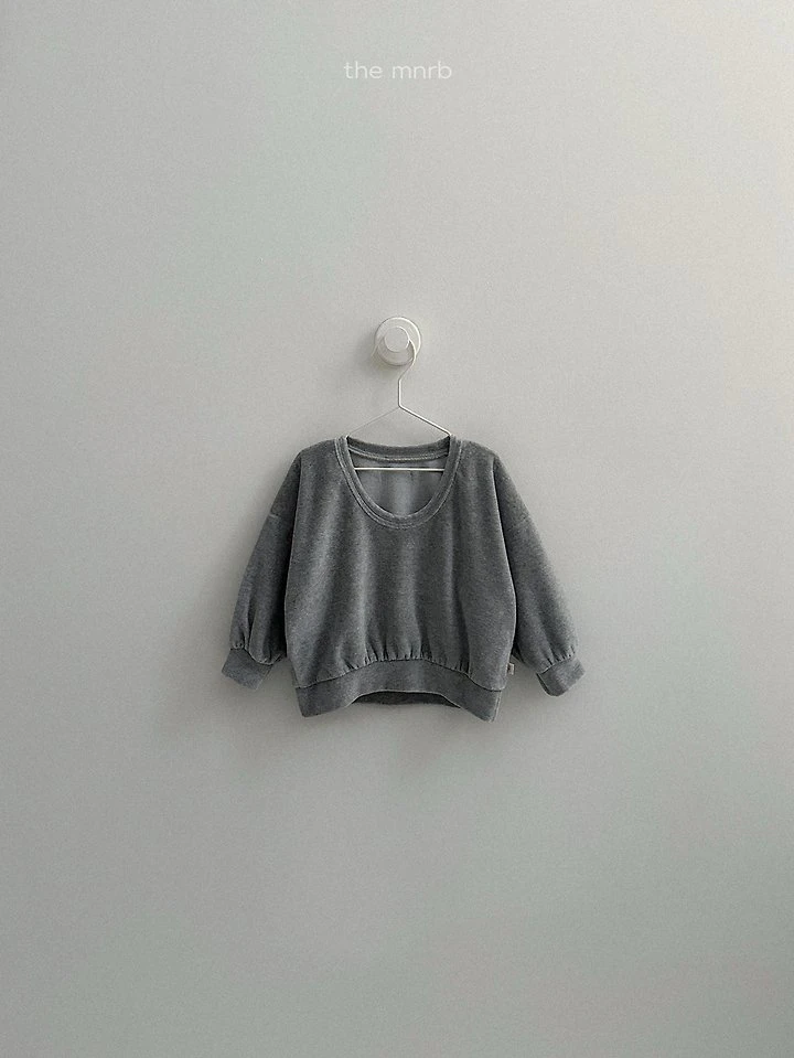 Velour U-Neck Sweatshirt by Mini Robe for Child - view 7
