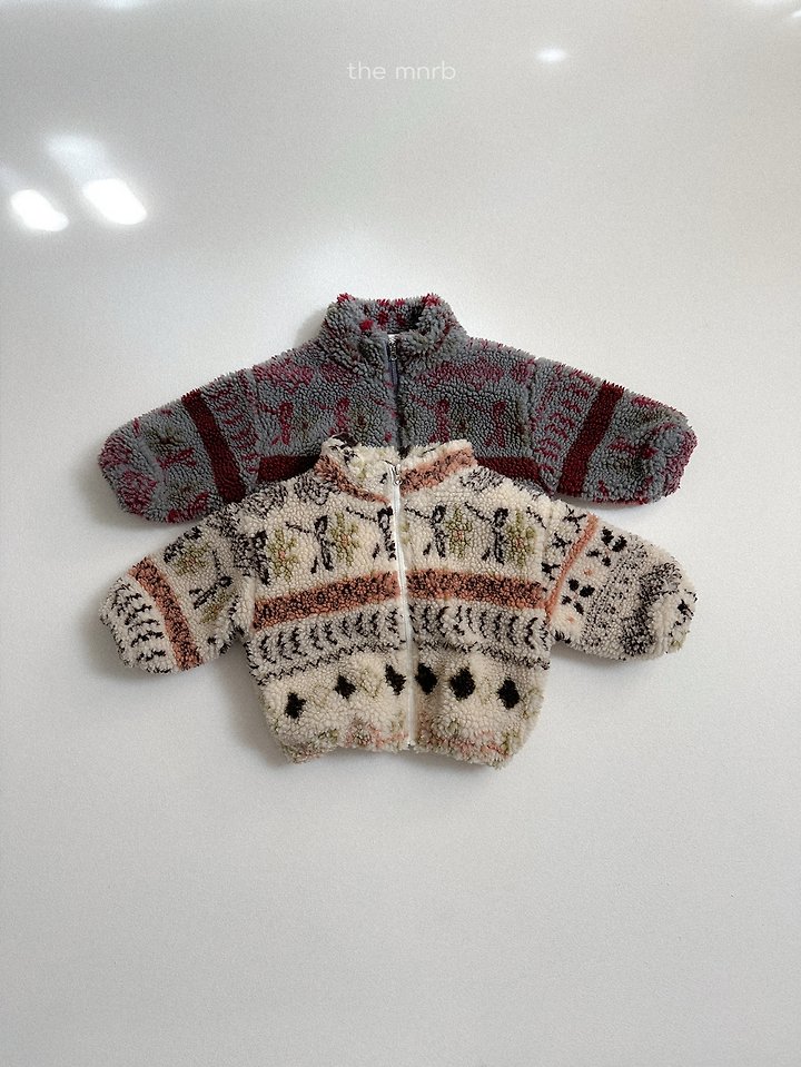 Add Tumble Zip-Up by Mini Robe for Child - view 1