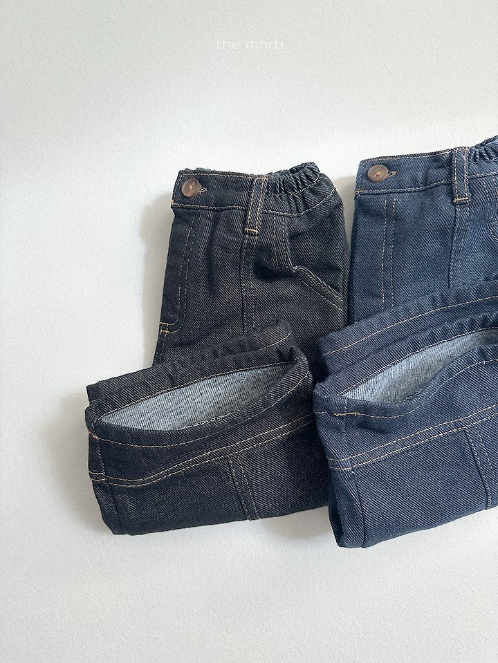 Non-Faded Cut Line Pants by Mini Robe for Child - view 5