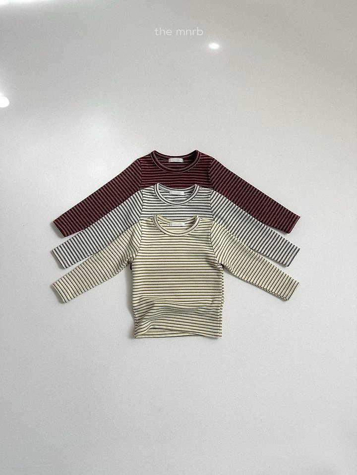 Yoyo Striped Tee by Mini Robe for Child - view 1