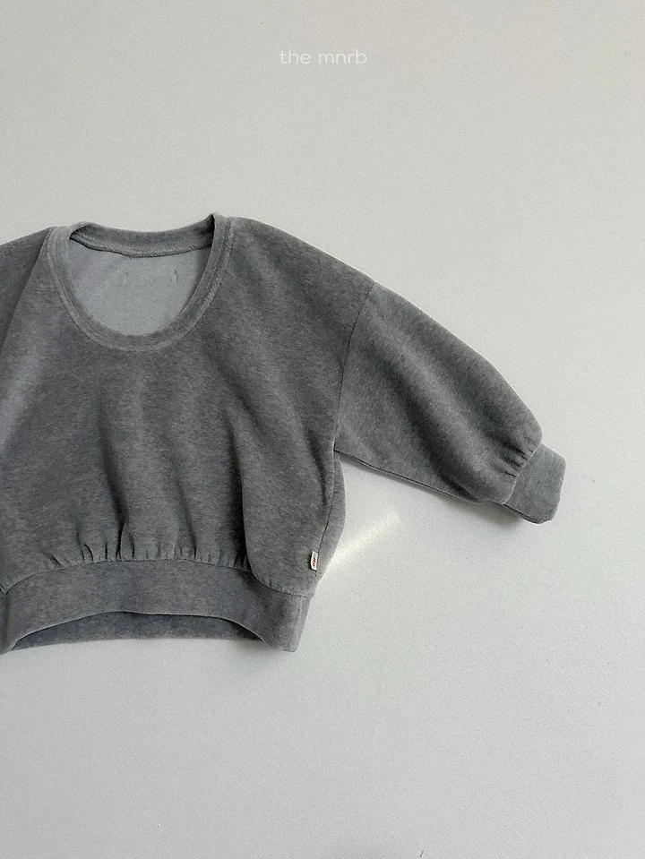 Velour U-Neck Sweatshirt by Mini Robe for Child - view 8
