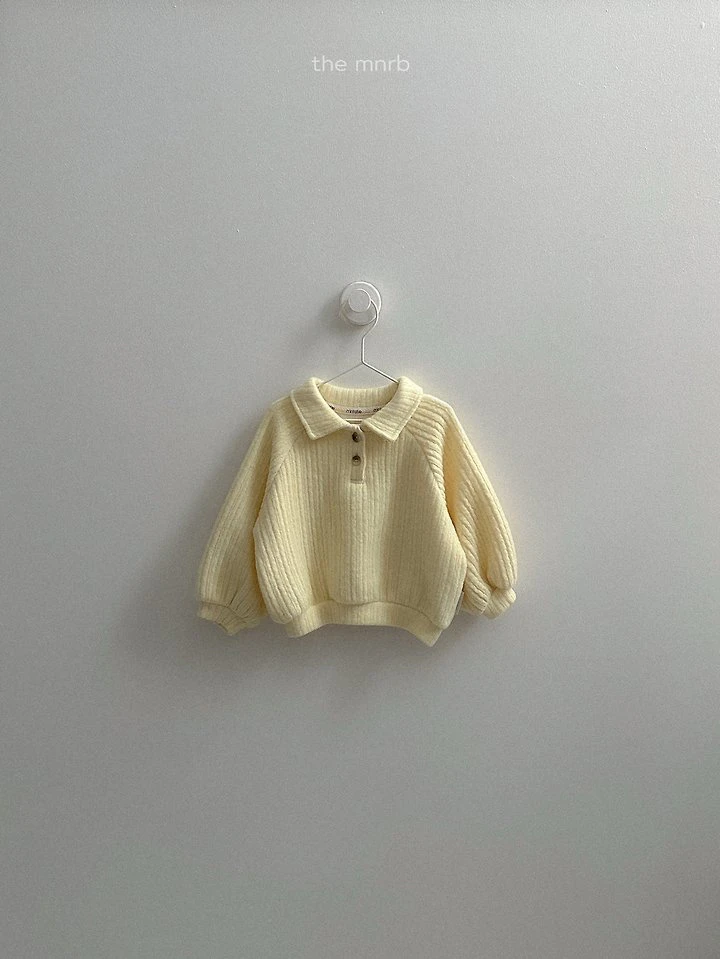 Boy Collar Sweatshirt by Mini Robe for Child - view 7