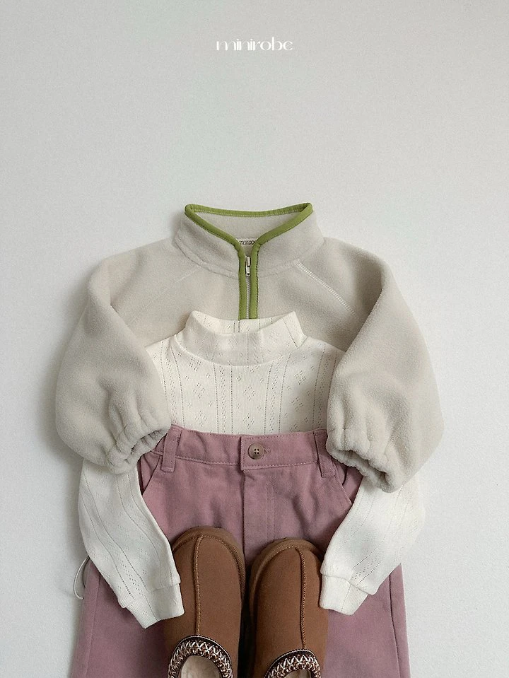 Button Peach Pants by Mini Robe for Child - view 9