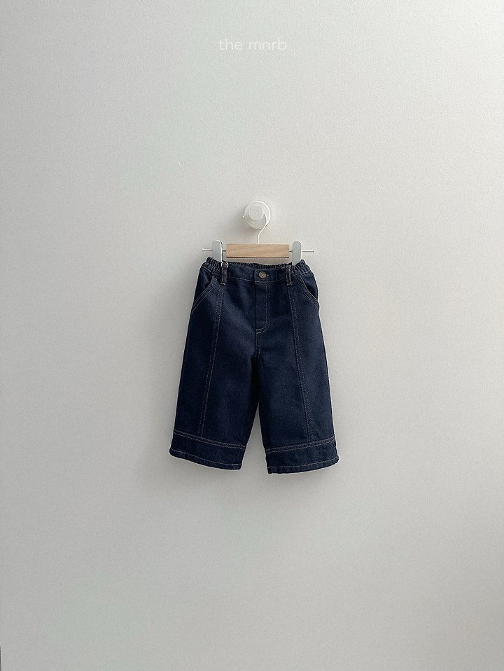 Non-Faded Cut Line Pants by Mini Robe for Child - view 6
