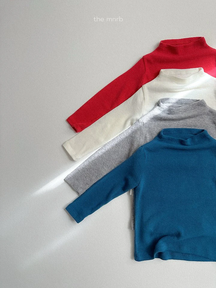 Angora Mock Neck Tee by Mini Robe for Child - view 3