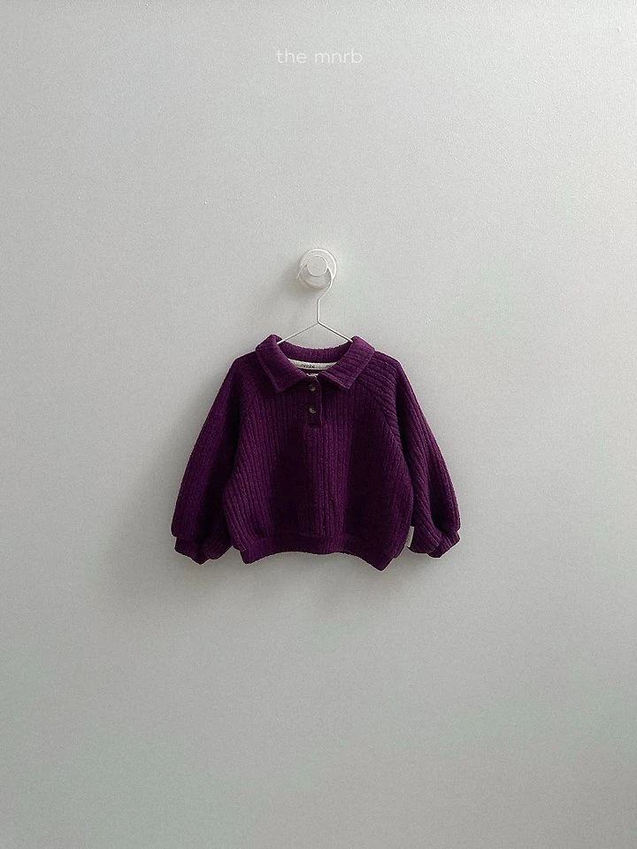 Boy Collar Sweatshirt by Mini Robe for Child - view 9