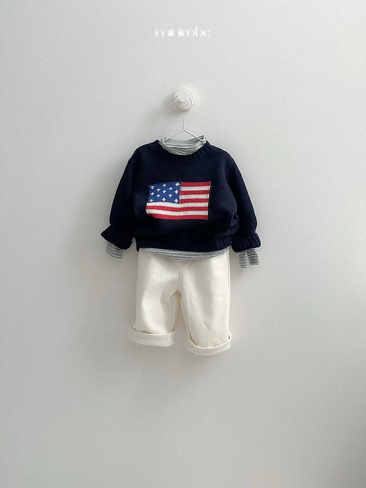 Winter Basic Straight Pants by Mini Robe for Child - view 3