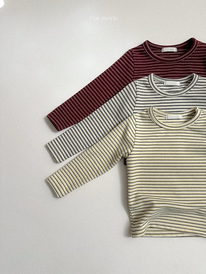 Yoyo Striped Tee by Mini Robe for Child - view 4