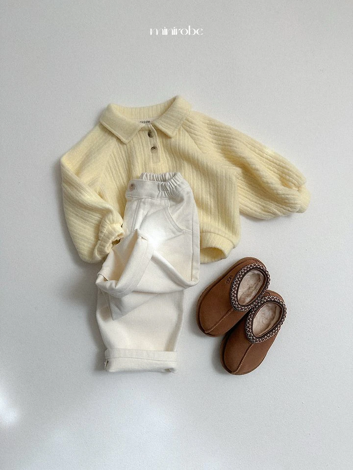 Boy Collar Sweatshirt by Mini Robe for Child - view 10