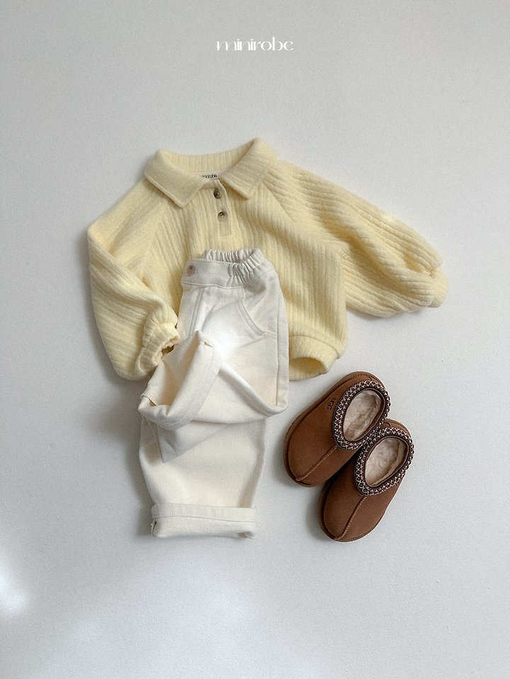 Winter Basic Straight Pants by Mini Robe for Child - view 4