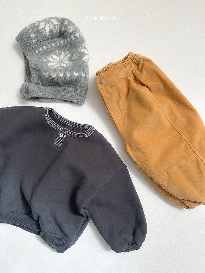 Winter Peach Jogger Pants by Mini Robe for Child - view 8