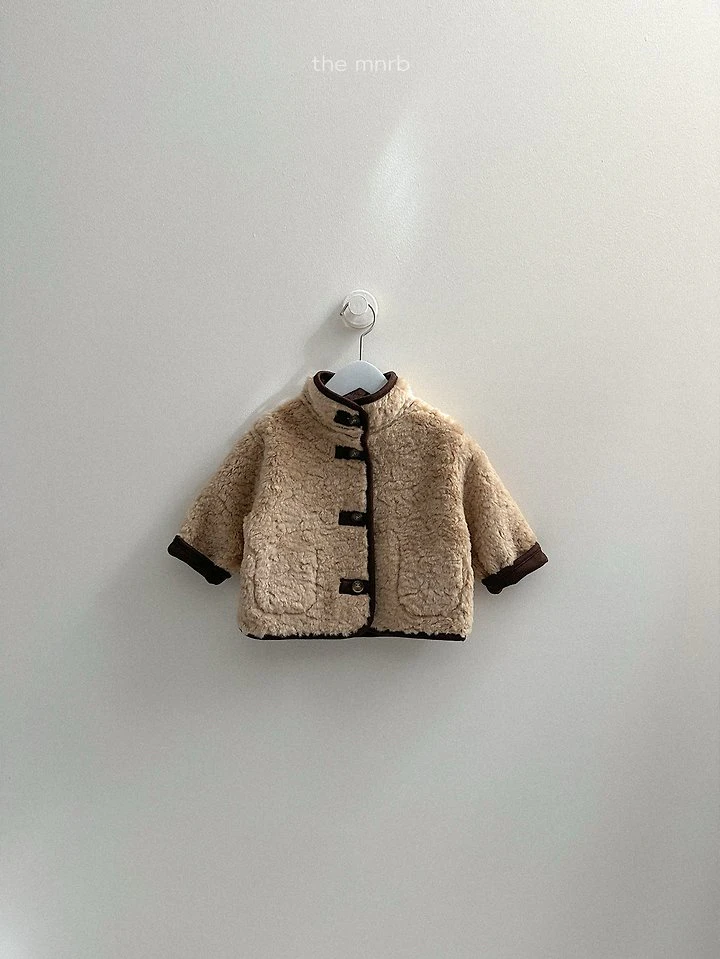 Reversible Shearling Jacket by Mini Robe for Child - view 9