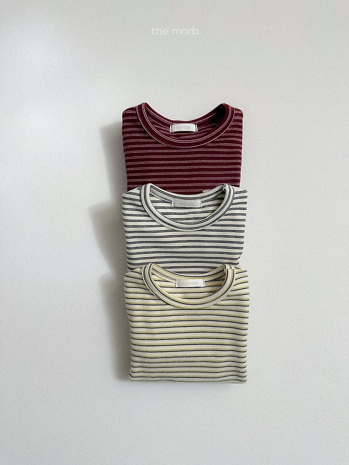 Yoyo Striped Tee by Mini Robe for Child - view 6