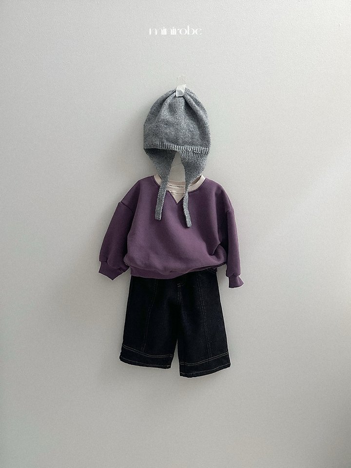 Non-Faded Cut Line Pants by Mini Robe for Child - view 11