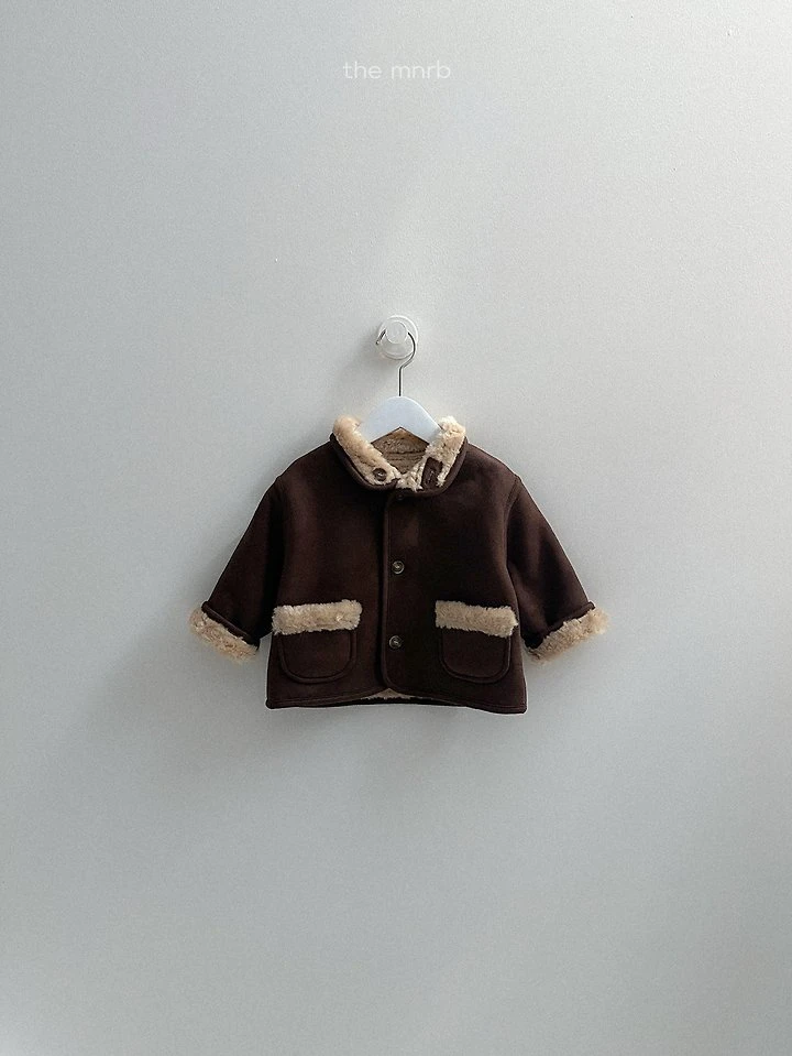 Reversible Shearling Jacket by Mini Robe for Child - view 10