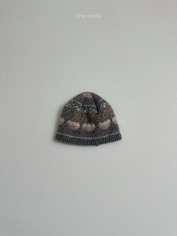 Flower Jacquard Beanie by Mini Robe for Child - view 7