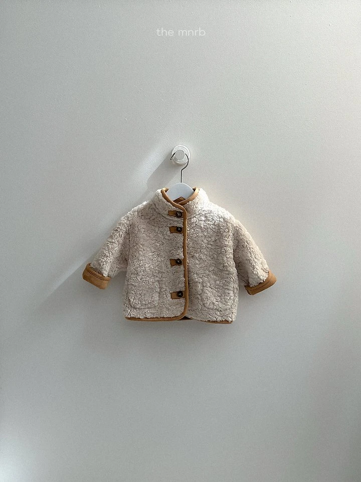 Reversible Shearling Jacket by Mini Robe for Child - view 11