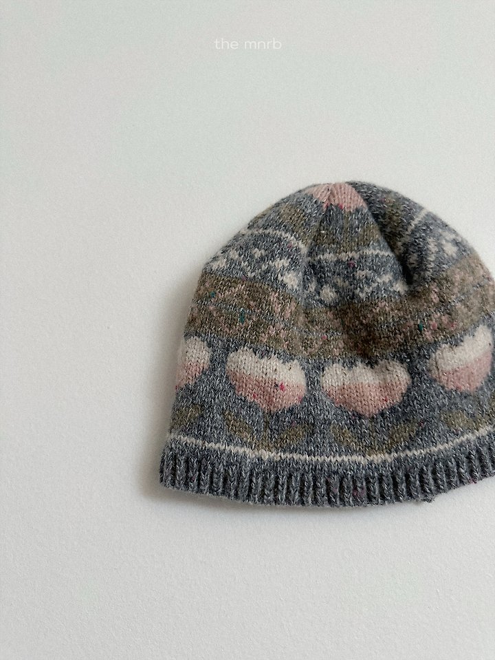 Flower Jacquard Beanie by Mini Robe for Child - view 8