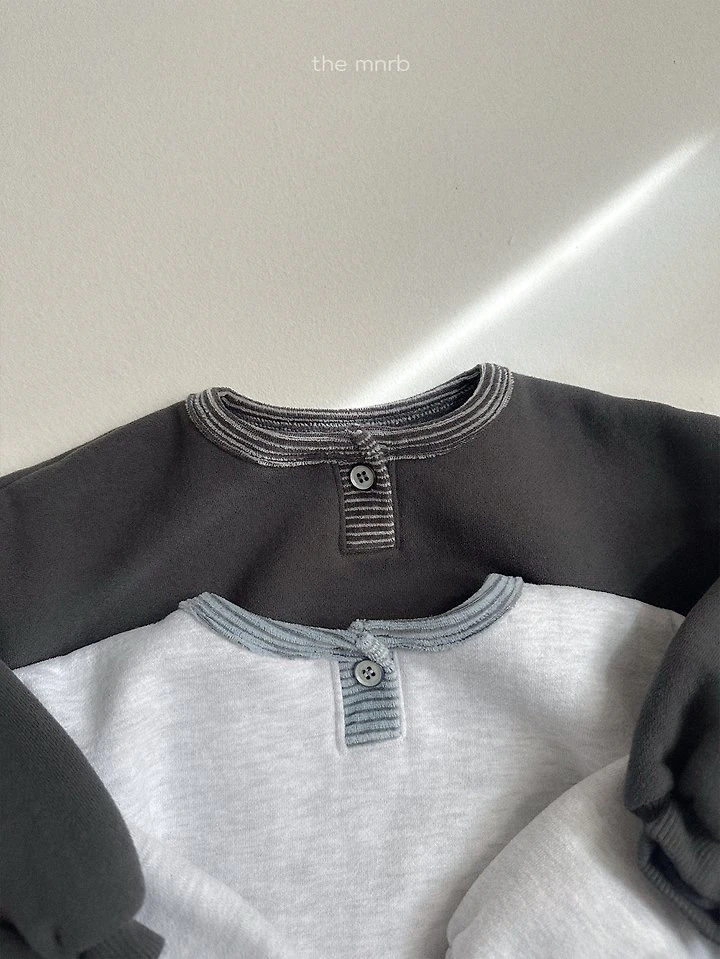 Pofo Button Placket Sweatshirt by Mini Robe for Child - view 5