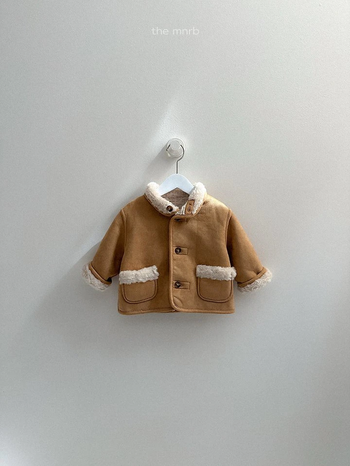 Reversible Shearling Jacket by Mini Robe for Child - view 12