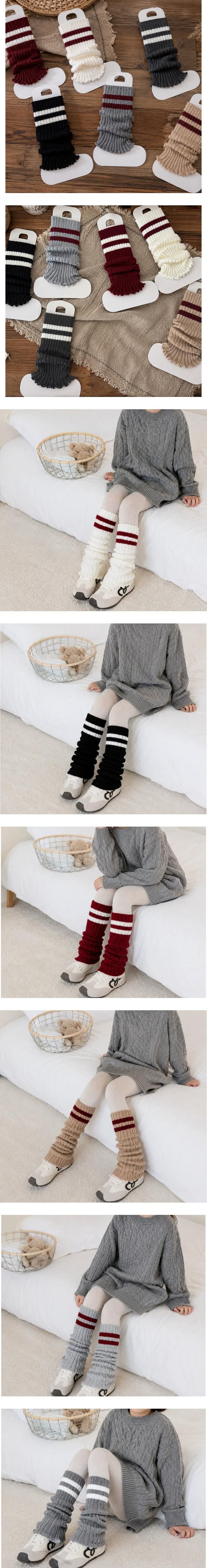 Two-Line Warmer Leg Warmers by Miso for Child - view 1