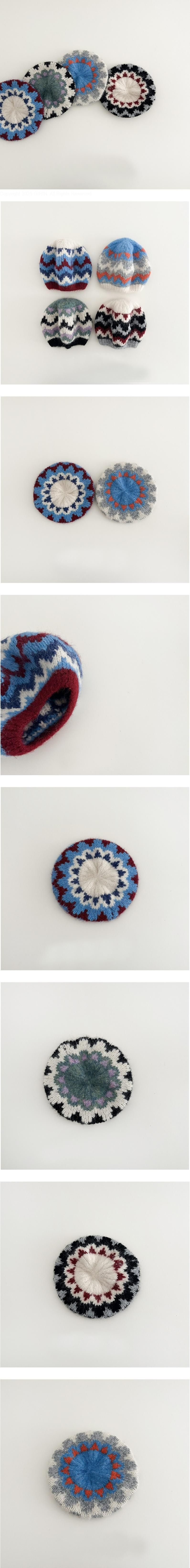 Snowflake Beret Hat by Miso for Child unisex - view 1