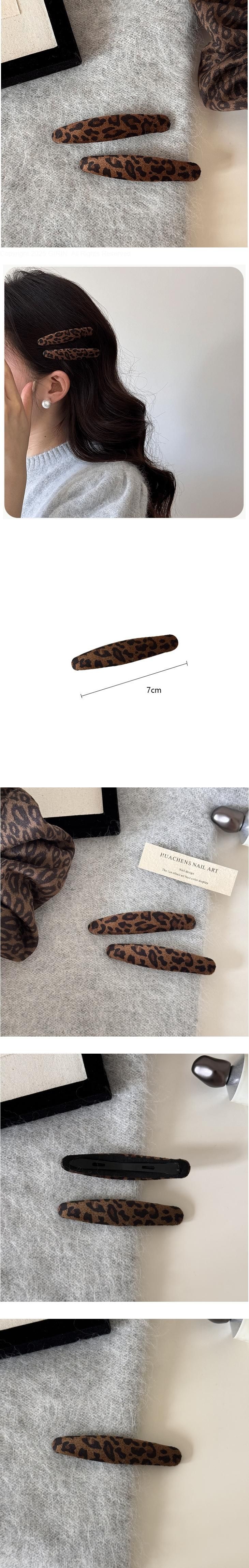 Leopard Snap Clip by Miso for Child unisex - view 1