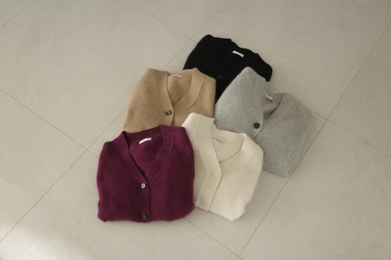 Raccoon V-neck Cardigan by Moani for Women - view 7
