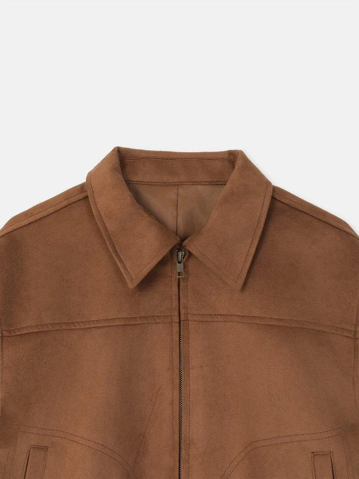 Suede bomber jacket by Moani for Women - view 9