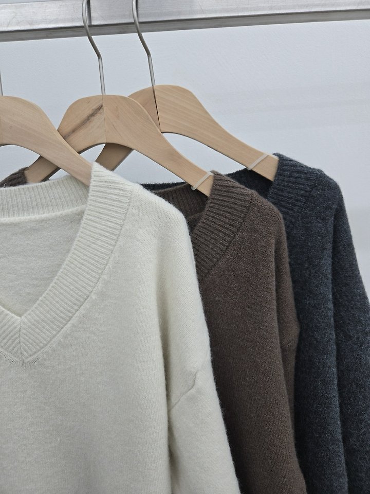 Basil V-neck Knit by Most for Women - view 12