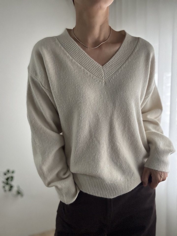 Basil V-neck Knit by Most for Women - view 6