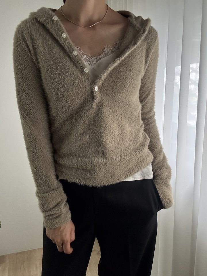 Fluffy Hoodie by Most for Women - view 7
