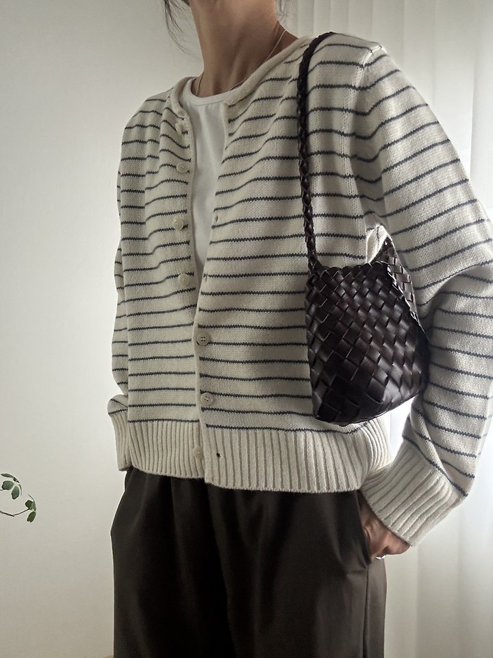 Morris Striped Cardigan by Most for Women - view 2