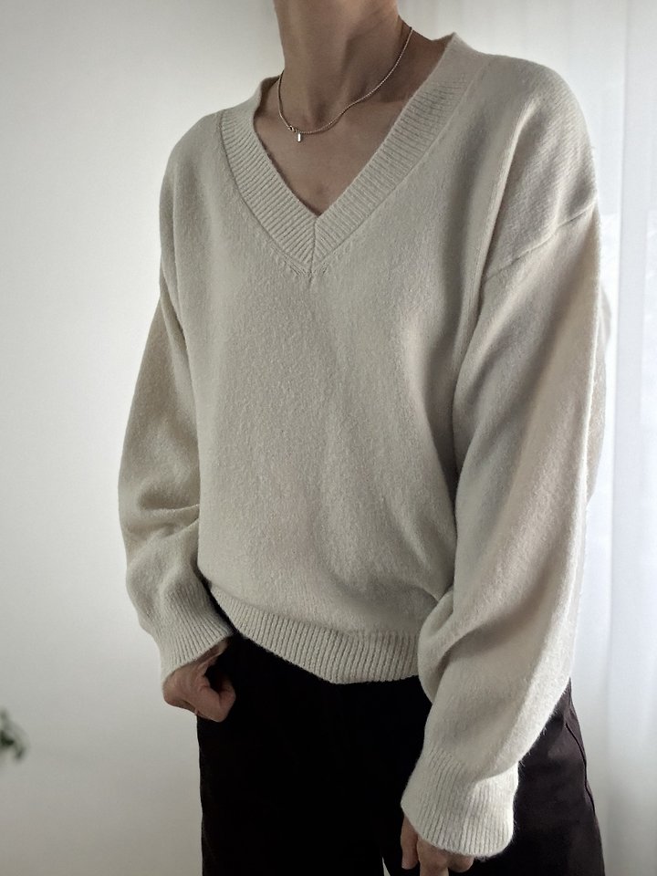 Basil V-neck Knit by Most for Women - view 5