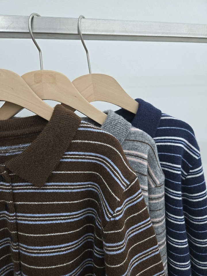 Rise Collar Cardigan by Most for Women - view 12