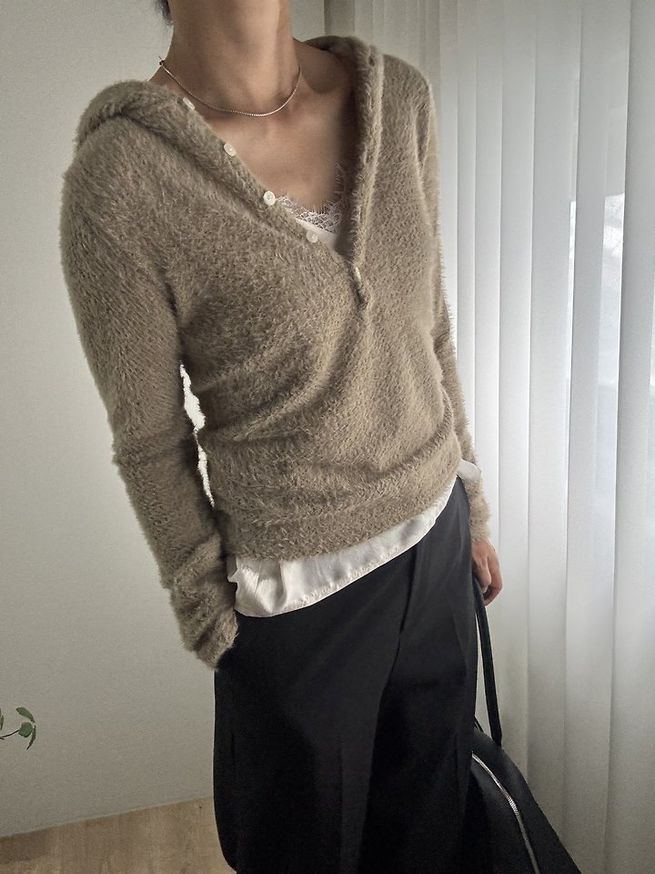 Fluffy Hoodie by Most for Women - view 4