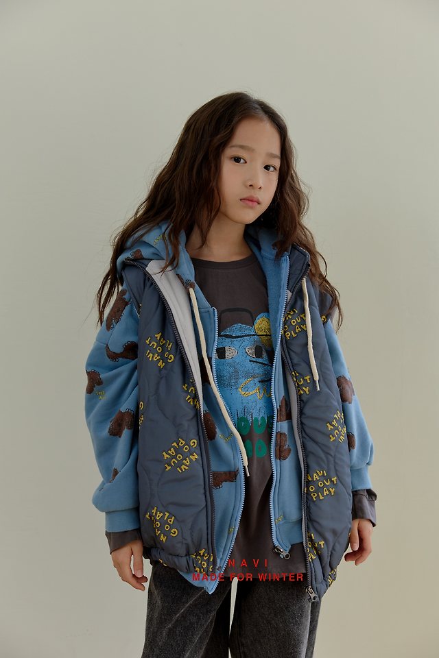 Poochi Hooded Zip-up by Navi for Child - view 11