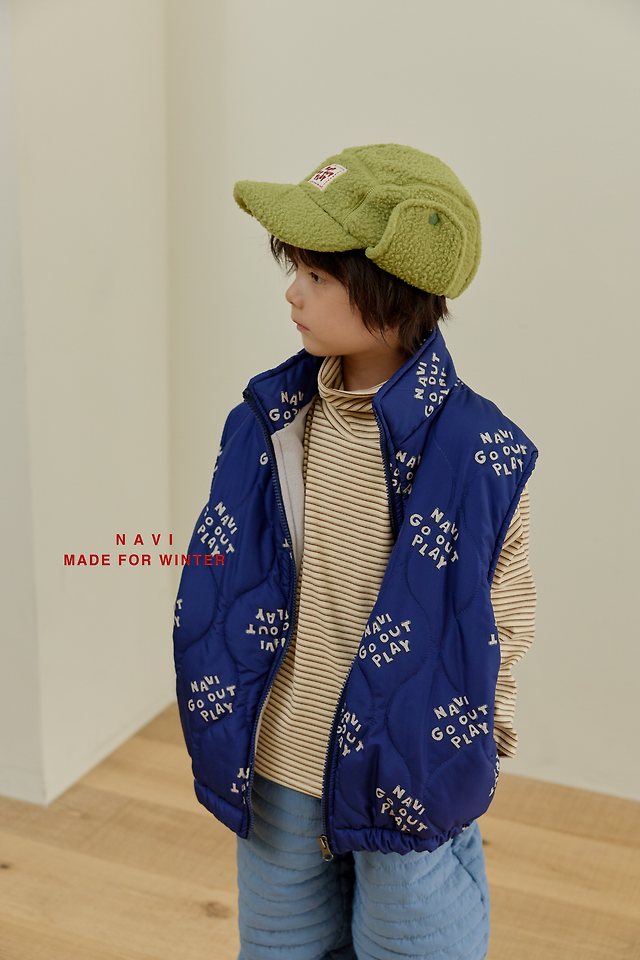 Ribbon Mock Neck Tee by Navi for Child - view 2